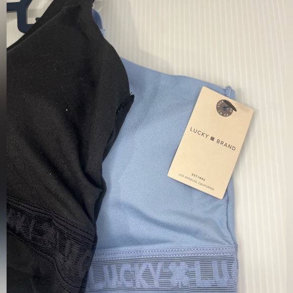 Lucky Brand 2 pc Pull-on Bra Set. Removable Pads, Adjustable Straps Wirefree - Picture 9 of 10